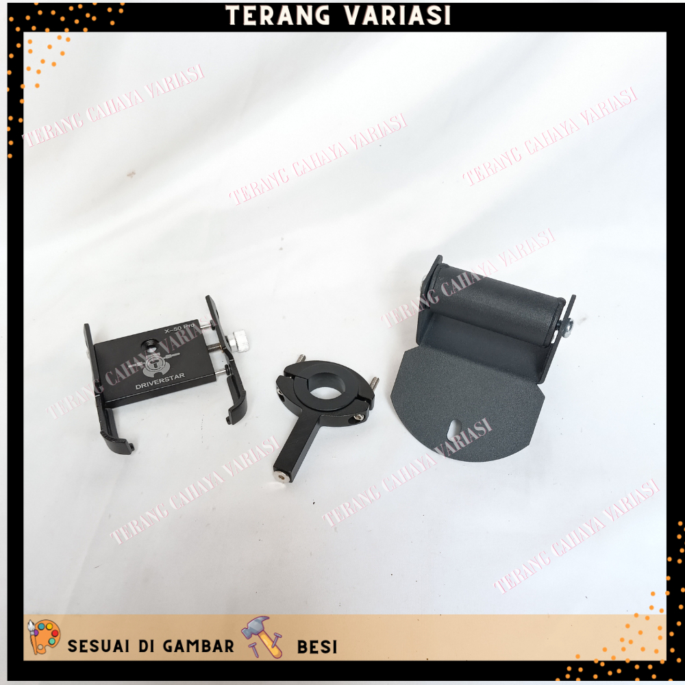 PAKET HOLDER HP BREKET BRACKET GPS HOLDER HP MOTOR YAMAHA NMAX NEW COVER STANG MOTOR NMAX BARU HOLDE