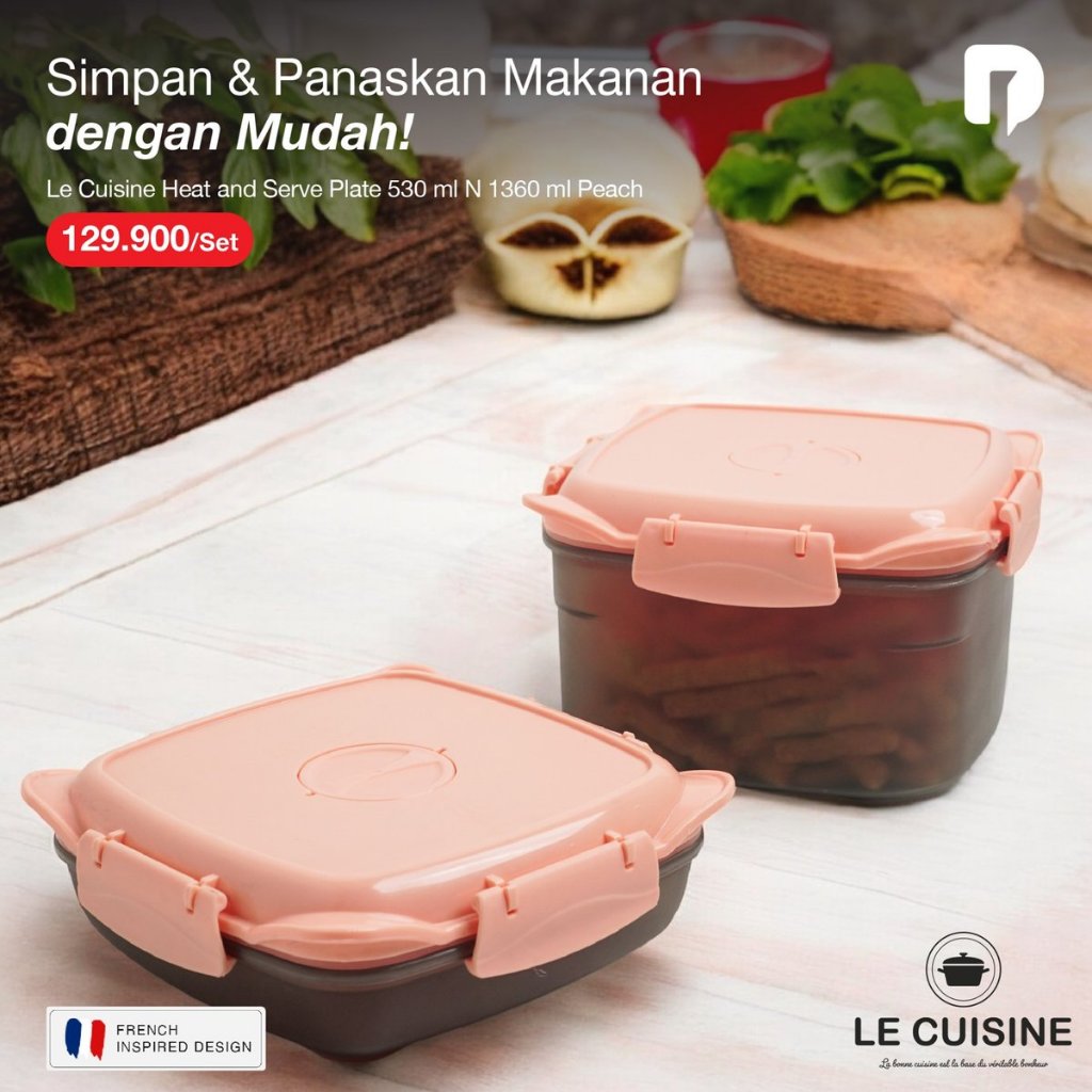 Le Cuisine Heat and Serve Plate 530 ml N 1360 ml