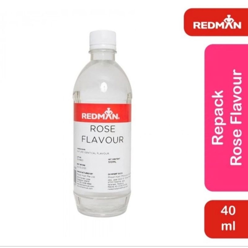 

Redman Rose Flavour 40 ml Perisa Perasa Esens Flavor Makanan Bunga Mawar