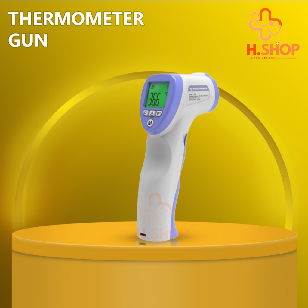 Thermometer Digital Tembak Termometer Suhu Badan / Termometer Digital Bayi Leader / Termometer