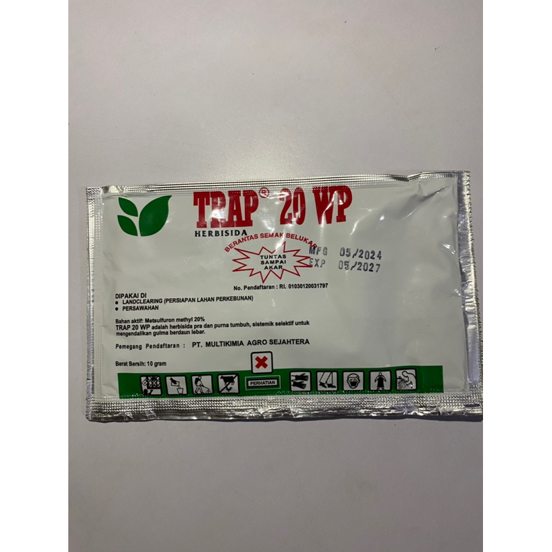 Herbisida Trap 20 WP Kemasan 10 gram