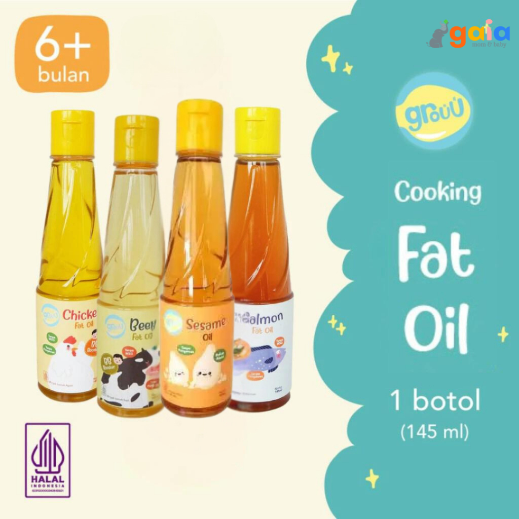 

Grouu Fat Oil 145ml | Minyak MPASI BB Booster