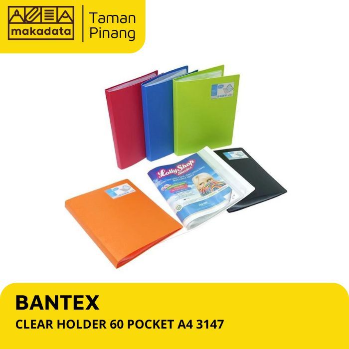 

BANTEX CLEAR HOLDER 60 POCKET A4 3147 (1 PCS)