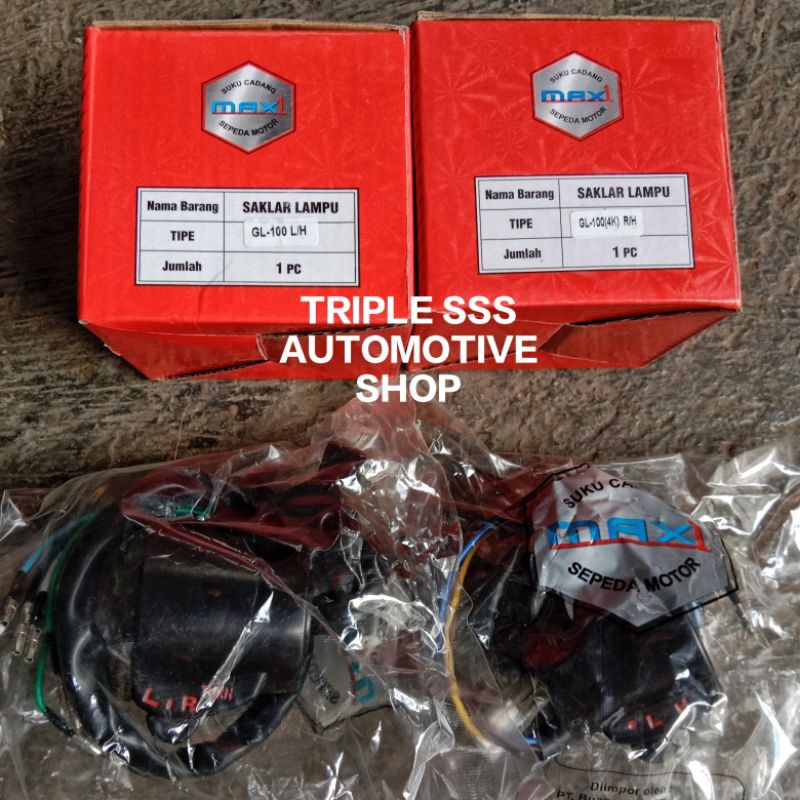 HOLDER KANAN KIRI SET MAX1 HONDA GL100 GL 100 / GL125 GL 125 GLK