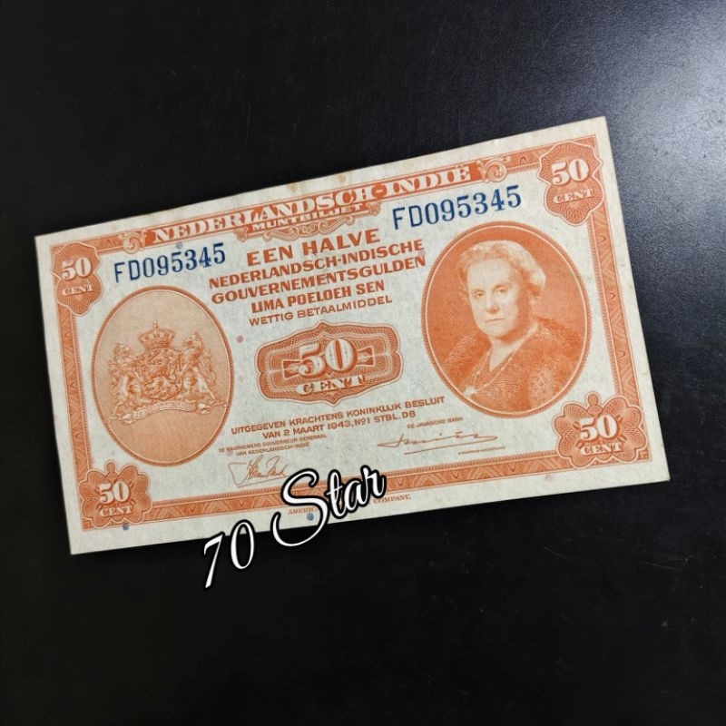 Seri Nica 50 Sen tahun 1943