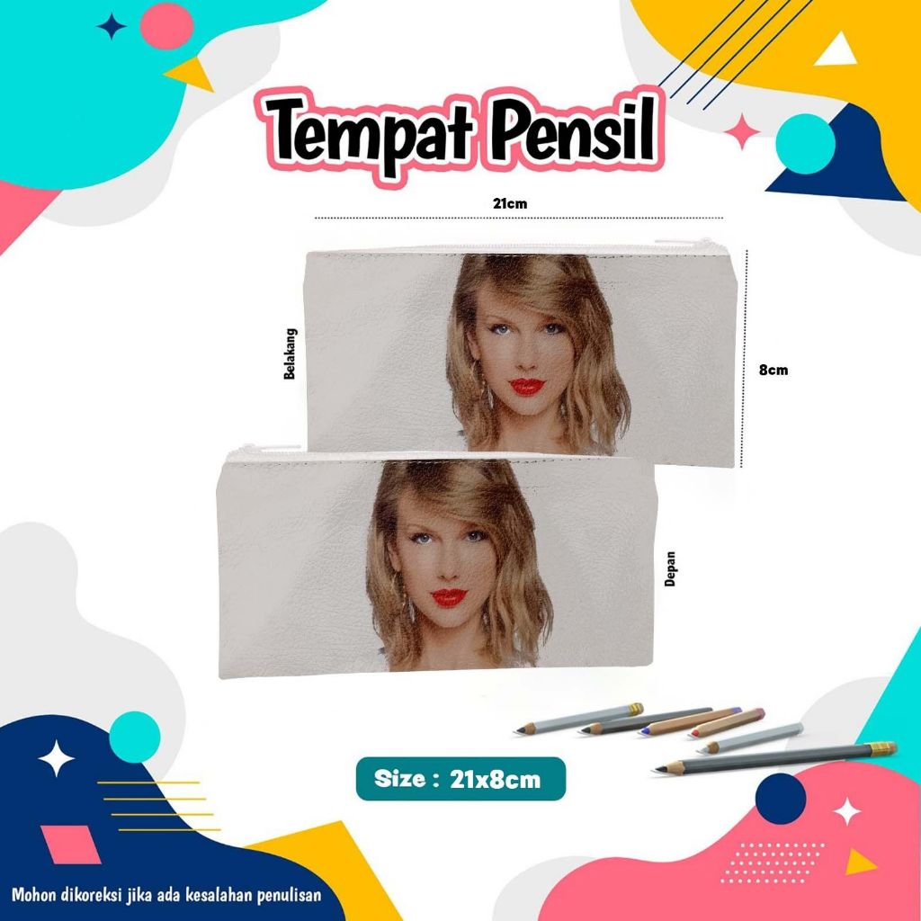 

Tempat Pensil taylor swift kostak tempat pensil karakter