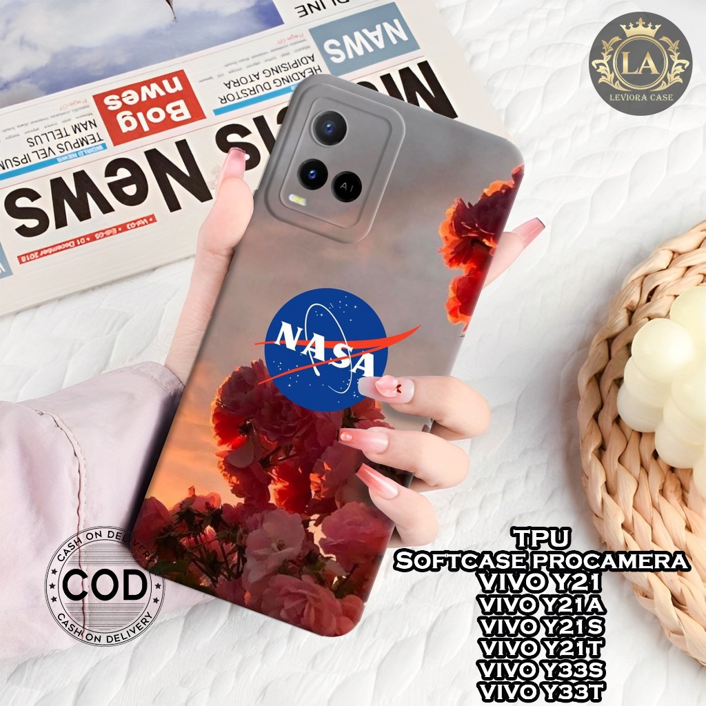 Case VIVO Y21/Y21A/Y21S/Y21T/Y33S/Y33T - Fashion Case NASA - Softcase VIVO Y21/Y21A/Y21S/Y21T/Y33S/Y