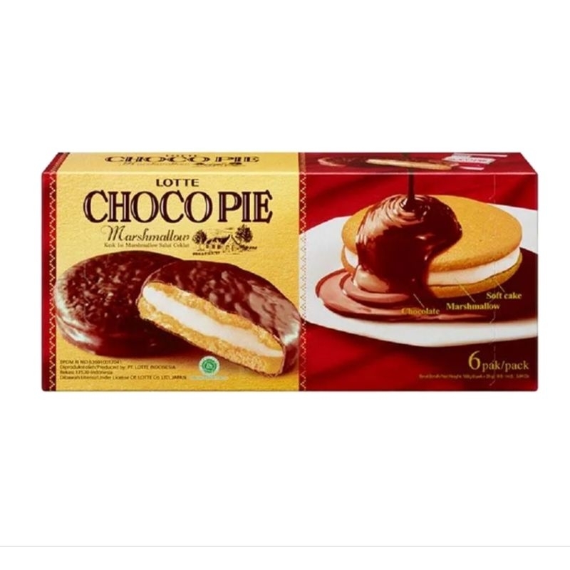 

Lotte Choco Pie Marshmallow Isi 6
