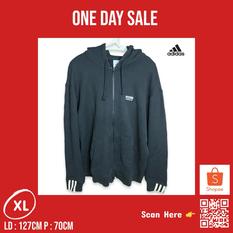 HOODIE ADIDAS R.Y.V FULL ZIPPER ORIGINAL