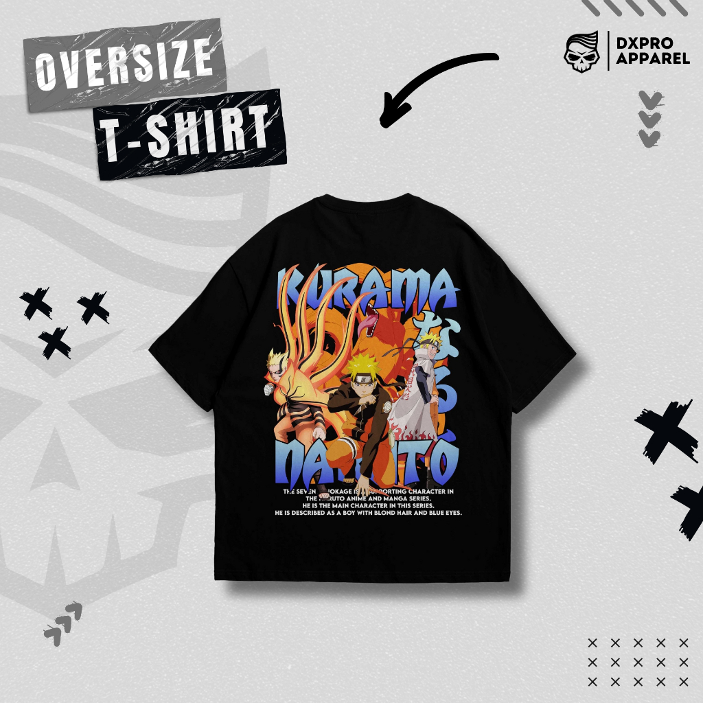 OVERSIZE KAOS Anime NARUTO Uzumaki