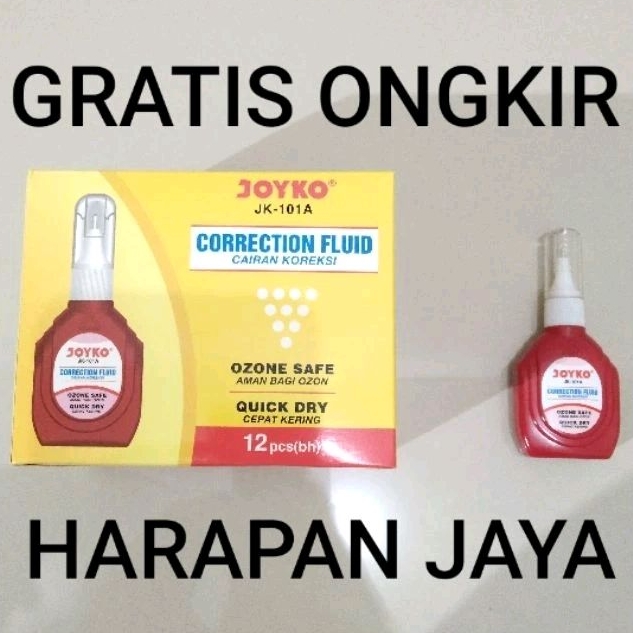 

Tipp Ex Cairan Koreksi JK-101A JOYKO