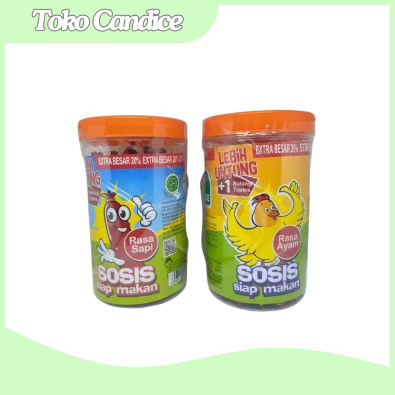 

Sosis So Nice 21 Gr Varian Ayam/Sapi (1 Toples/25 Pcs)