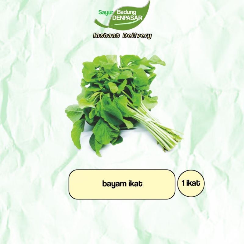 

Sayur Bayam Potong - Sayur Badung Denpasar