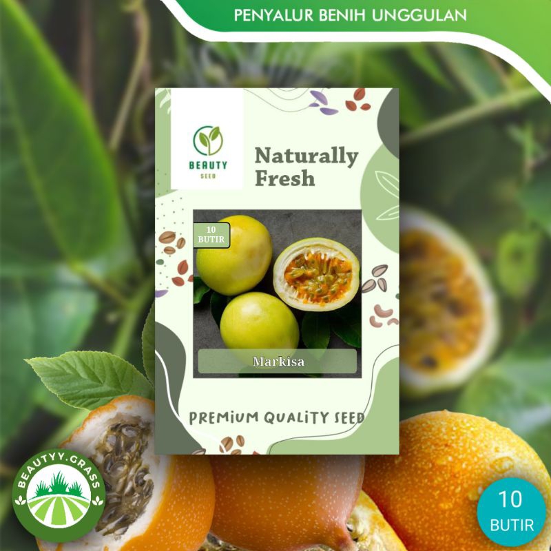10 Benih Bji Bibit Buah Markisa Manis - Biji Markisa
