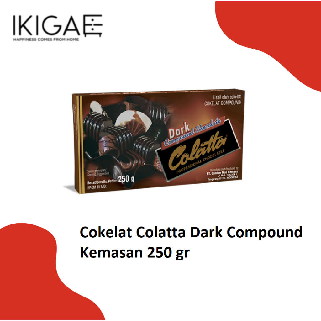 

COKLAT COLATTA DARK COMPOUND 250 gr (BUKAN REPACKED !!!)