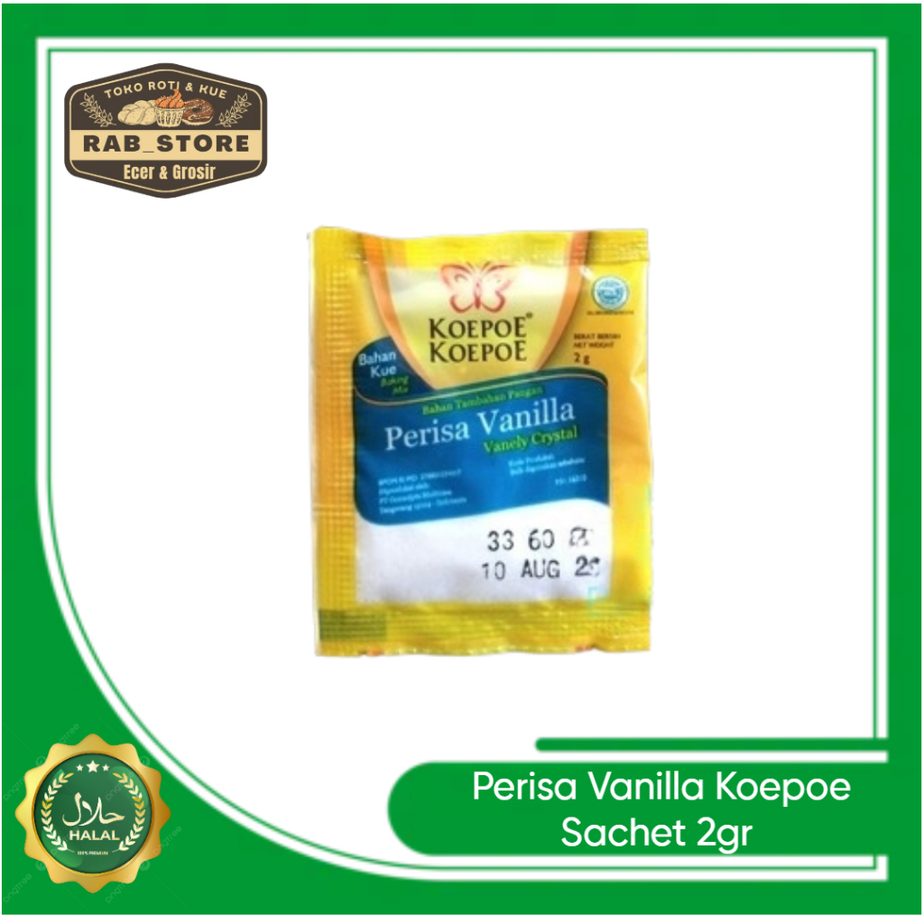 

Perisa Vanilla KOEPOE KOEPOE Sachet 2gr (per pcs)