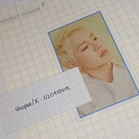 Photocard PC Hyunsuk Border Concept Album TSS CH 1 Photobook Blue ver OFFICIAL