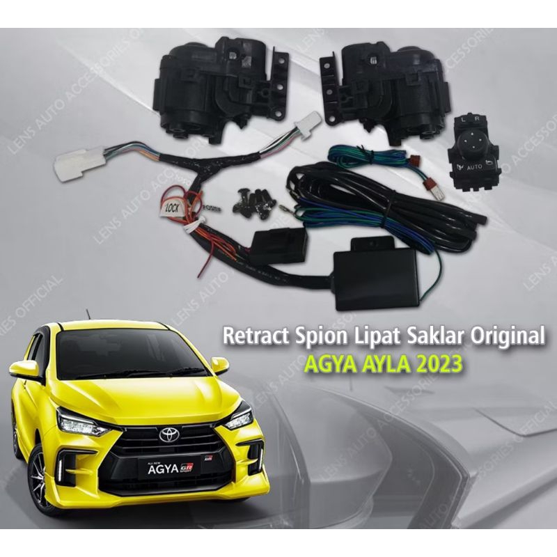 Retrack spion lipat Agya Ayla 2023up motor spion lipat Agya Ayla 2023up