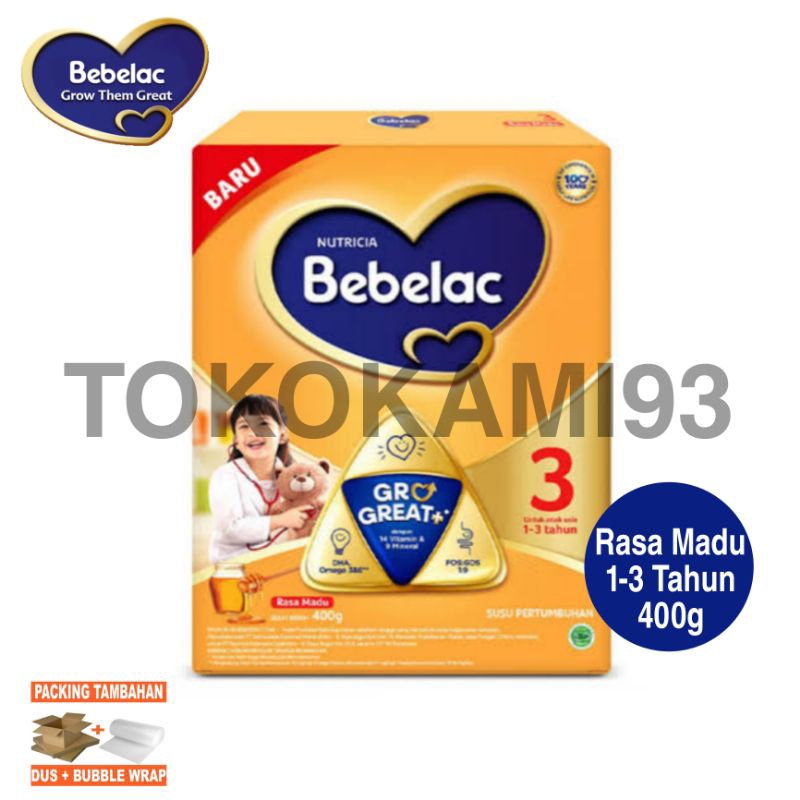 BEBELAC 1-3 TAHUN RASA MADU 400g