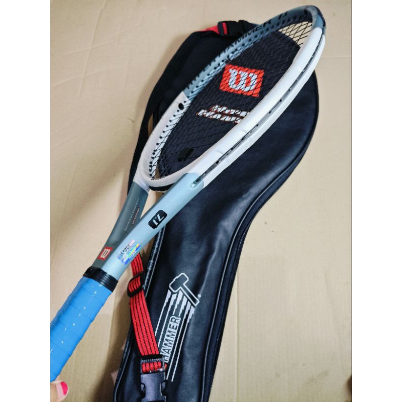 RAKET TENNIS WILSON HYPER HAMMER 7.1 FULL SET TAS DAN GRIP