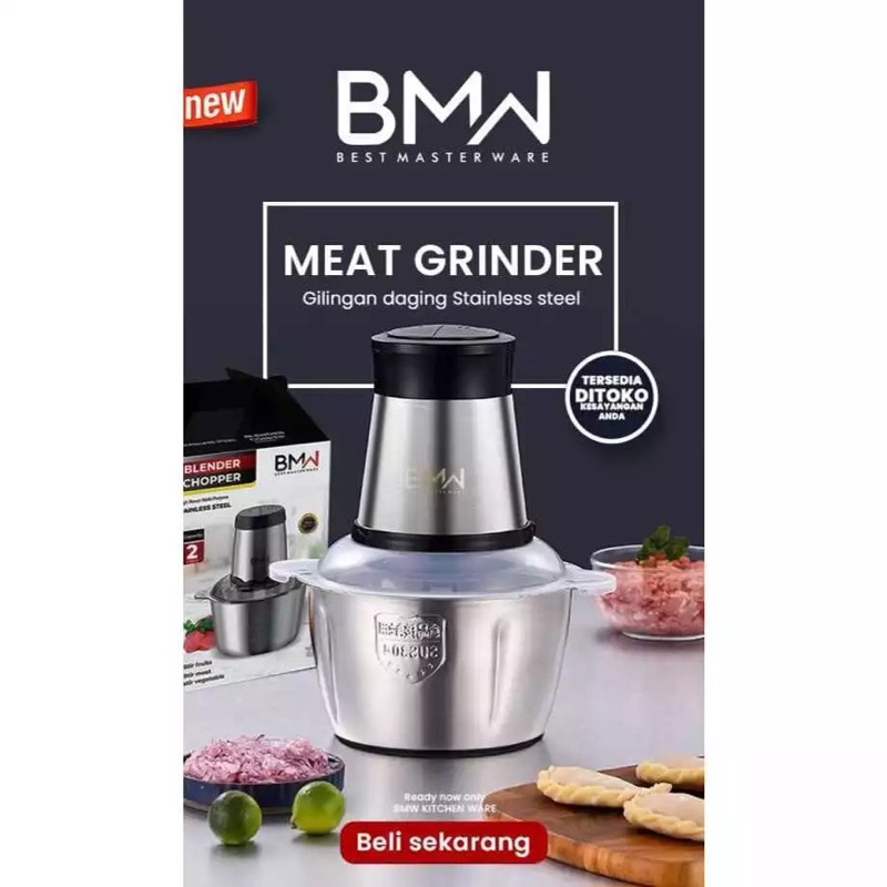 Chopper Stainlees BMW Meet Grinder/ Gilingan Daging / Blender Daging / Meet Grinder