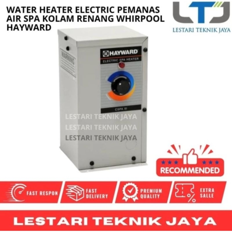 Water Heater Electric Pemanas Air Spa Kolam Renang Whirpool Hayward
