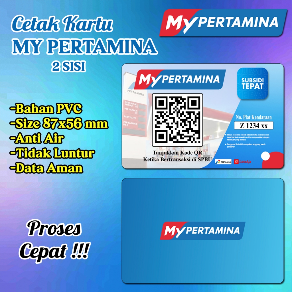 

Kartu MyPert Bahan PVC / ID CARD / Banyak pilihan desain