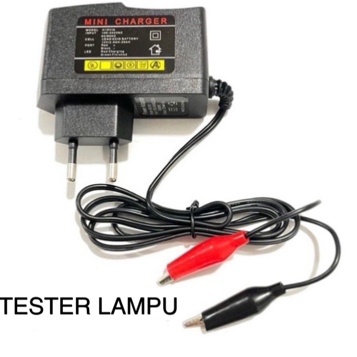 alat tes lampu tester Lampu LED DC colok listrik headlamp motor