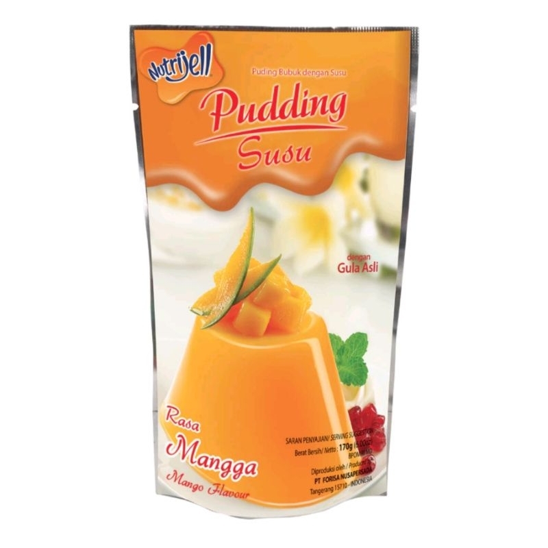 

Nutrijell Puding Instan Susu Rasa Mangga Pouch 170 g