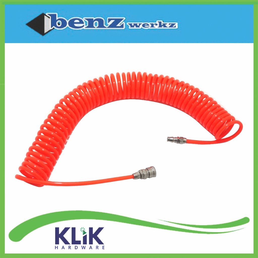 Benz Selang Re Hose 6 meter  Selang Spiral Angin Kompresor
