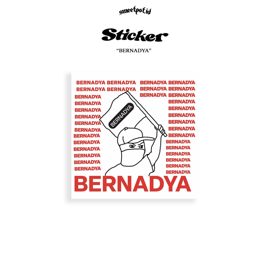 

(BISA COD) STICKER BERNADYA / STICKER BIJIAN / STICKER ECERAN / STICKER METAL / STICKER POP / STICKER INDIE / STICKER BAND/ BRITPOP