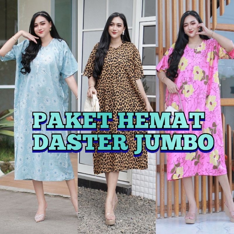 PAKET HEMAT 3 PCS DASTER RAYON JUMBO PAKET USAHA DASTER RAYON BUMIL BUSUI