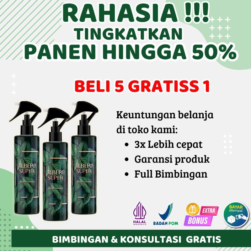 VITAMIN TANAMAN HIAS SEMUA JENIS - PUPUK NUTRISI TANAH DAUN BUAH AKAR - ORIGINAL AMPUH BPOM
