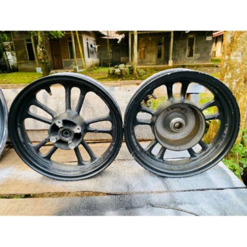 Velg Pelek Racing Depan Belakang Scoopy Fi New 2021-2023 Ring 12 / Original Copotan