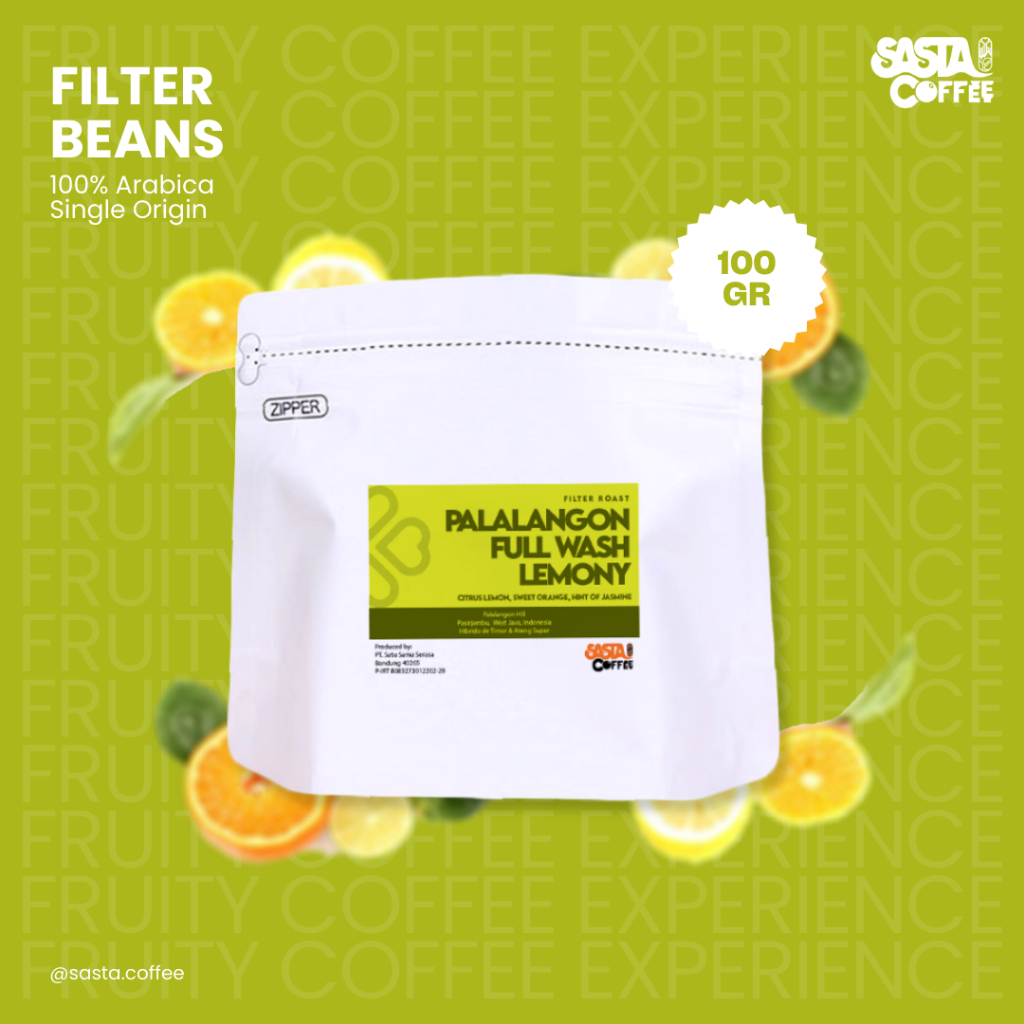 

Kopi Arabika Ciwidey Palalangon Full Wash Lemony Filter Roast 100 Gram Biji Bubuk