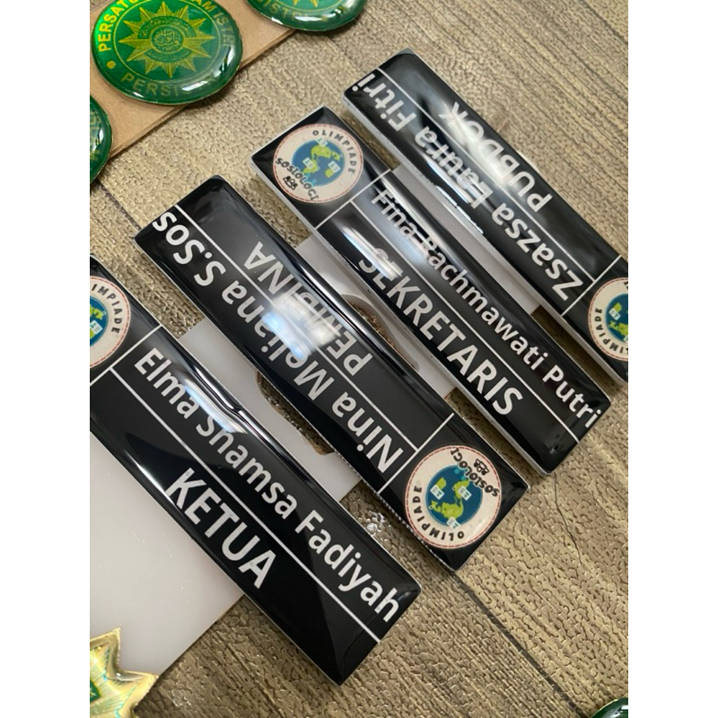 

Nametag TANPA MINIMAL ORDER