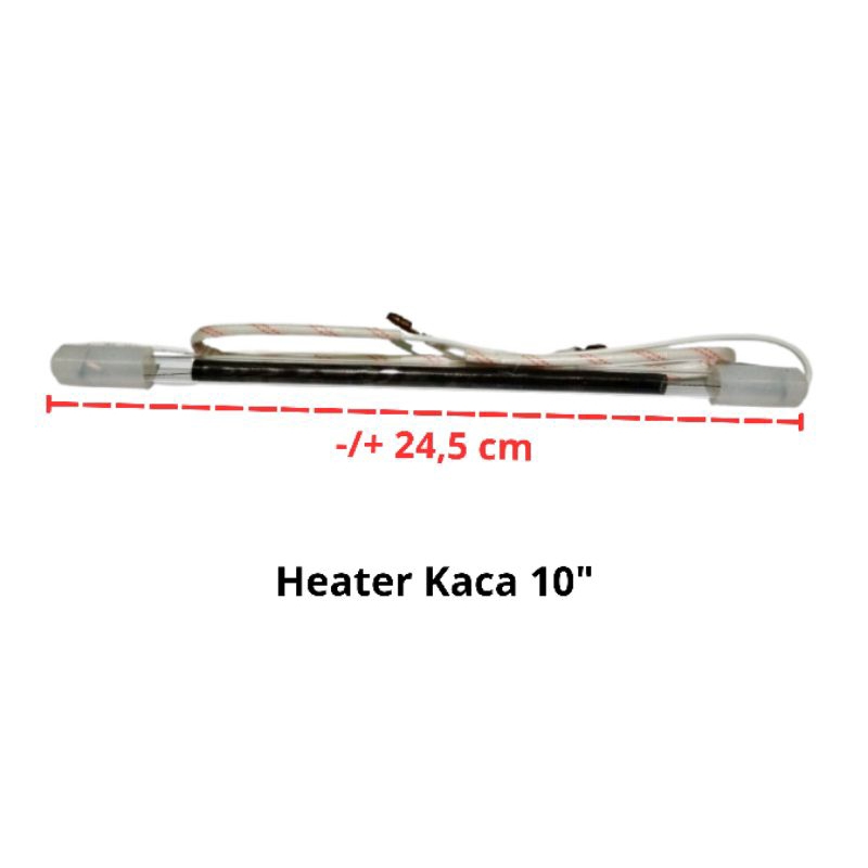Heater Kaca 10" | Heater Kulkas | Heater Kaca Pemanas Kulkas 10"