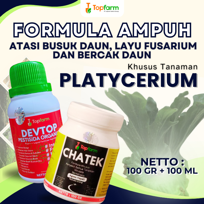 Pestisida Topfarm / Obat Daun Tanaman Hias / Obat Bercak Daun Tanaman Hias / Obat Hama Daun Platycer