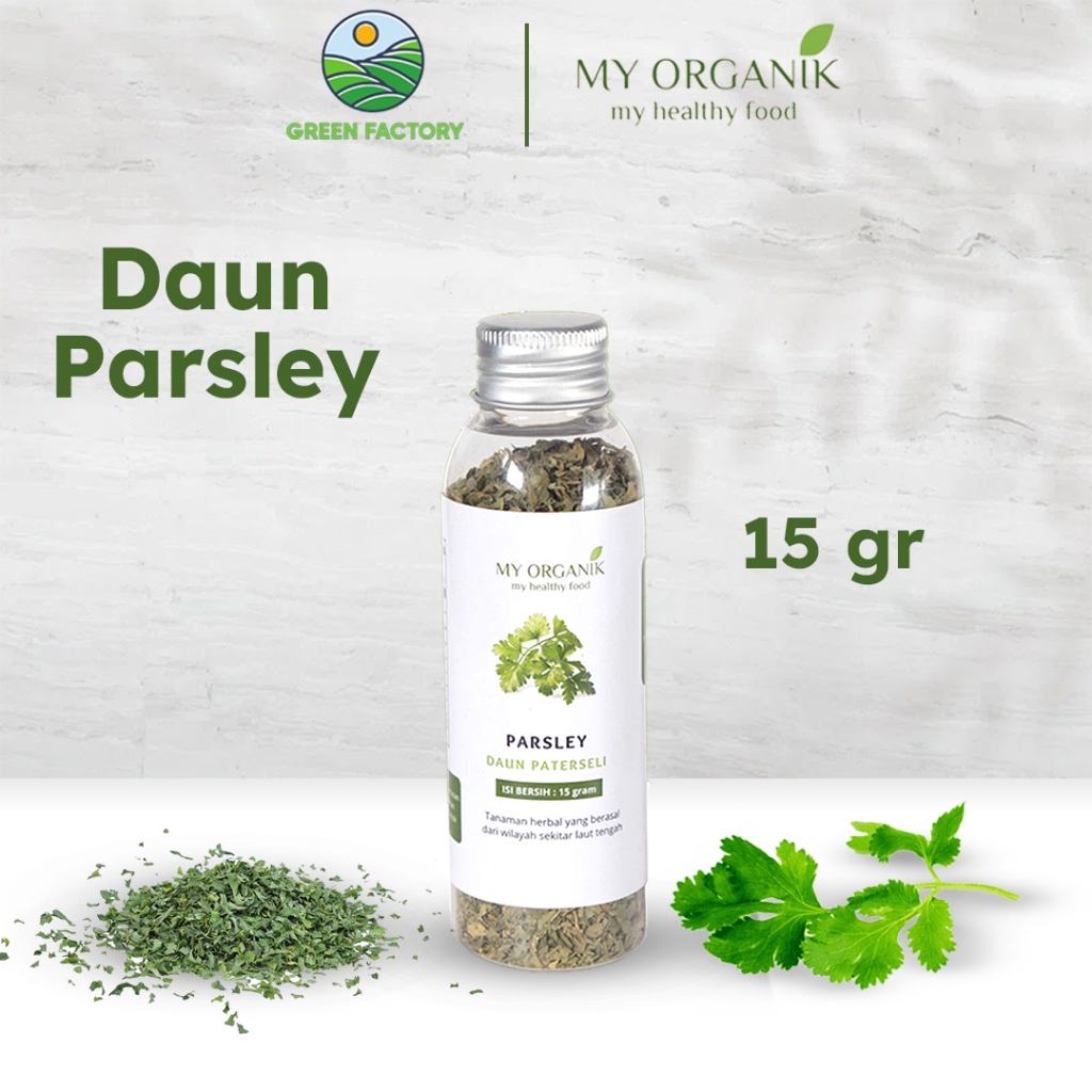 

My Organik Daun Parsley Kering Bubuk Parsley 45g MPASI Flakes Premium