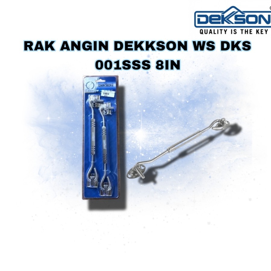 Rak Angin Dekkson WS DKS 001 SSS 8in / Hak Angin Merk Dekkson / ws dekkson 001 8in rak angin / Penah