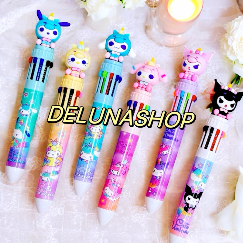 

DELUNASHOP DL658A PULPEN MEKANIK CETEK 10 WARNA MODEL ANTENA KARAKTER SANRIO CINNAMONROLL KUROMI PULPEN CETEK WARNA WARNI / PULPEN CETEK LUCU