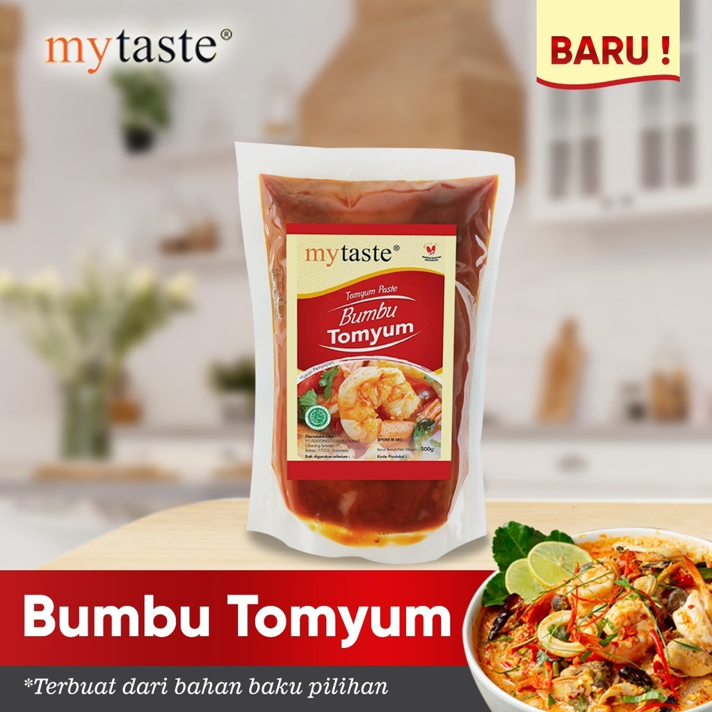 

My Taste MyTaste Bumbu Tomyum sudah matang tanpa perlu dimasak dahulu 500gr Halal BPOM