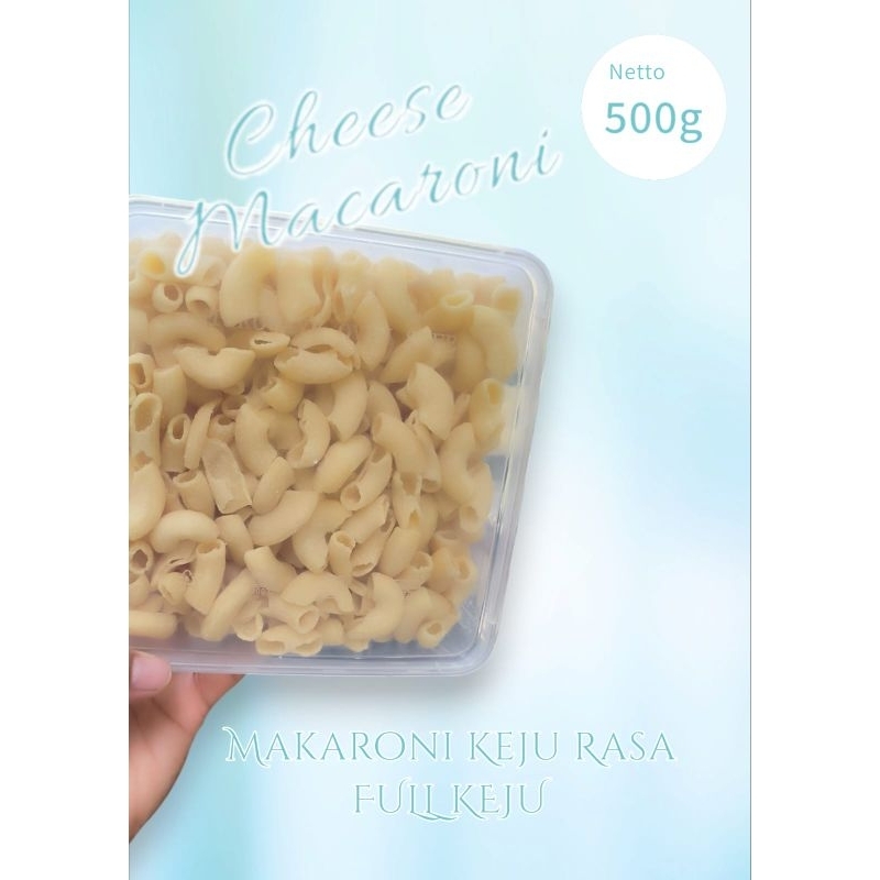 

Makaroni Keju Rasa Original Full Keju 500 Gram Kemasan Toples