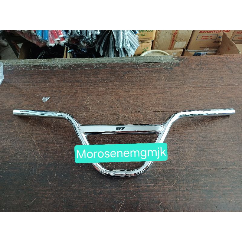 Stir lontong Putih / Stang sepeda model Lontong