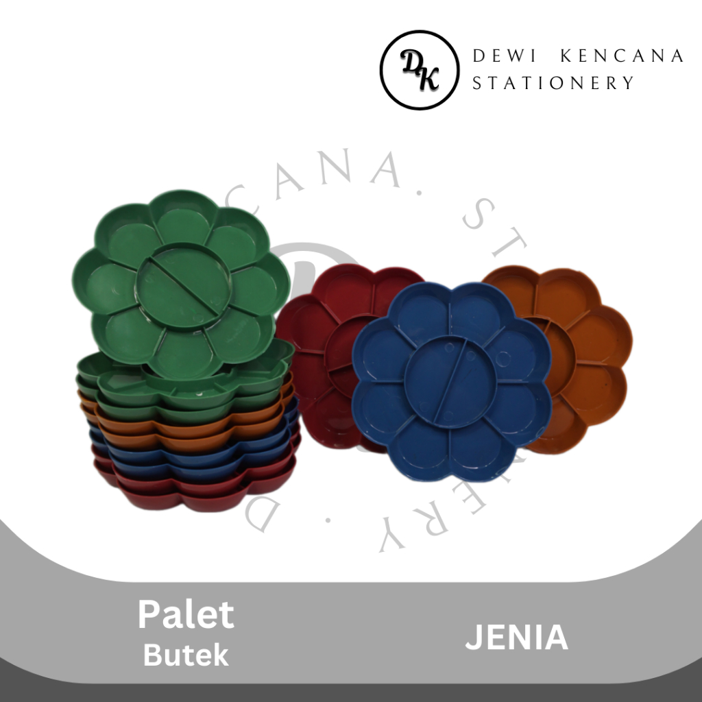 

Palet Lukis Motif Sakura Warna Warni Jenia Butek