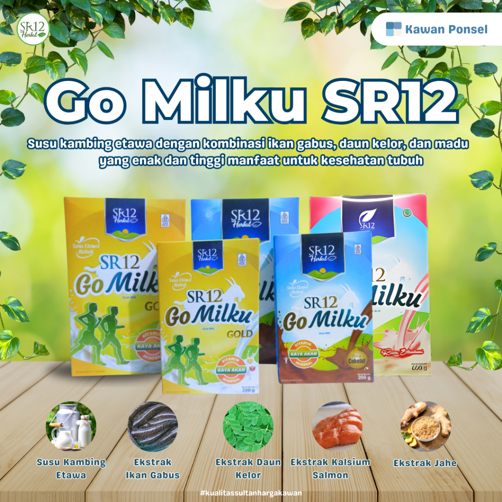 

GO MILKU SR12 | SUSU KAMBING ETAWA | SUSU BUBUK UNTUK KESEHATAN TUBUH | BPOM | HALAL