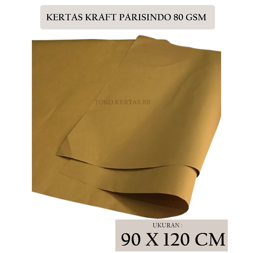 

KERTAS SAMSON / KERTAS KRAFT / KERTAS PARISINDO 80 GSM UKURAN PLANO ( 90 X 120 CM ) , 1 LEMBAR