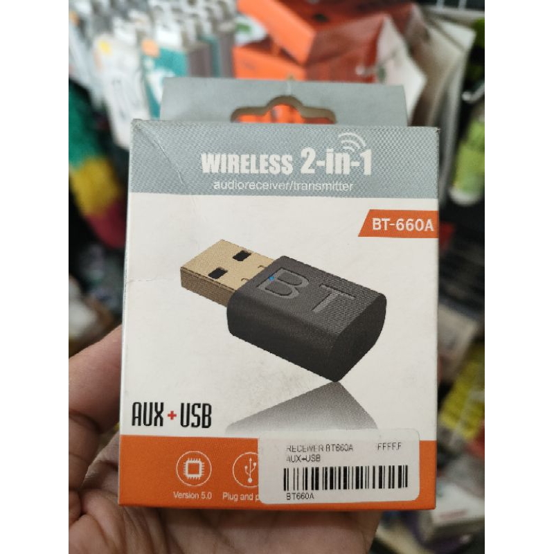 BLUETOOTH RECEIVER & TRANSMITTER Aux & Usb BT660A