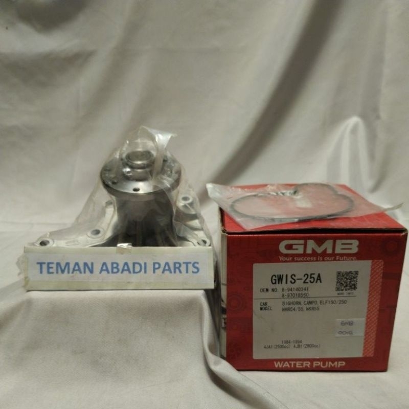 WATER PUMP ISUZU PANTHER 2,5 NHR GMB GWIS-25A#GMB0018