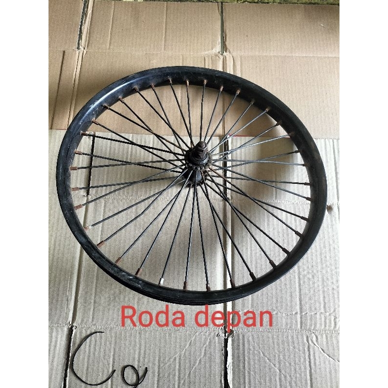 pelek bekas sepeda bmx 20 x 3.0 jari jari besar
